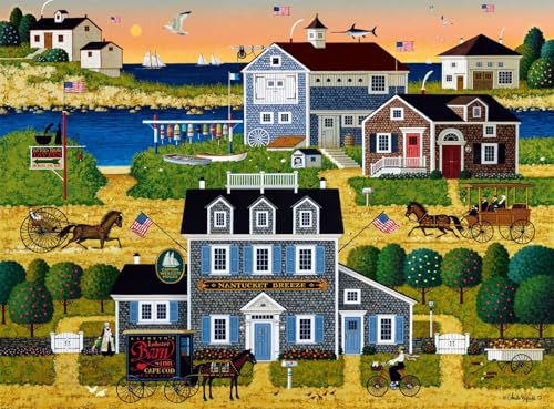 Buffalo Games Charles Wysocki Witch's Bay 1000 Piece Jigsaw Puzzle