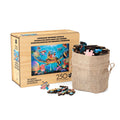 Buffalo Games Tiny Bubbles 250-Piece Wooden Jigsaw Puzzle – Sea Turtle & Tropical Fish Scene