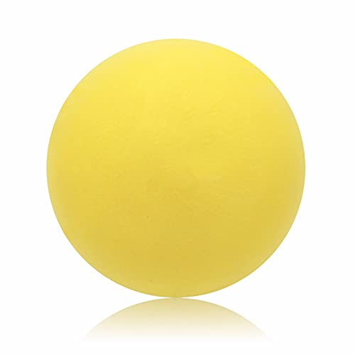 Buhoet 7-Inch Silent Foam Ball – Soft, Lightweight, and Safe for Toddlers (Yellow)