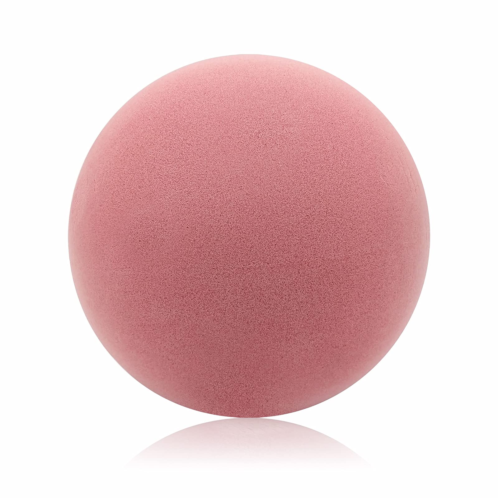 Buhoet 7-Inch Uncoated High Density Foam Ball – Silent Soft Toy Ball for Kids, Lightweight and Easy to Grasp, Rose Purple