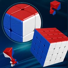 Bukefuno Moyu Meilong 4x4 M Magnetic Stickerless Speed Cube – Medium Strength, Cost-Effective