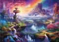 Bullglesup 1000 Piece Fairyland Jigsaw Puzzle – Includes Poster & Letter-Coded Back – 70x50 cm