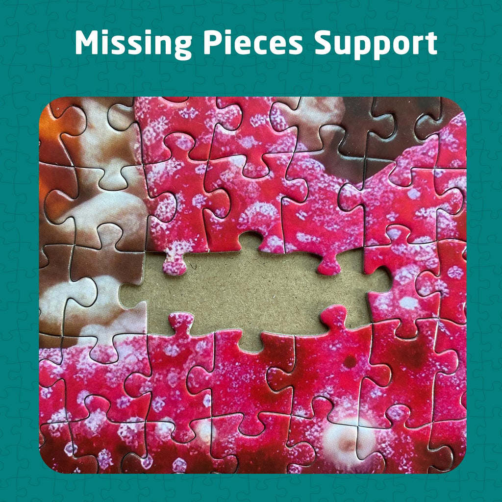Bullglesup 1000-Piece Flower Jigsaw Puzzle for Adults – Letter-on-Back, No Dust, 27.5x19.6 Inches with 1:1 Poster