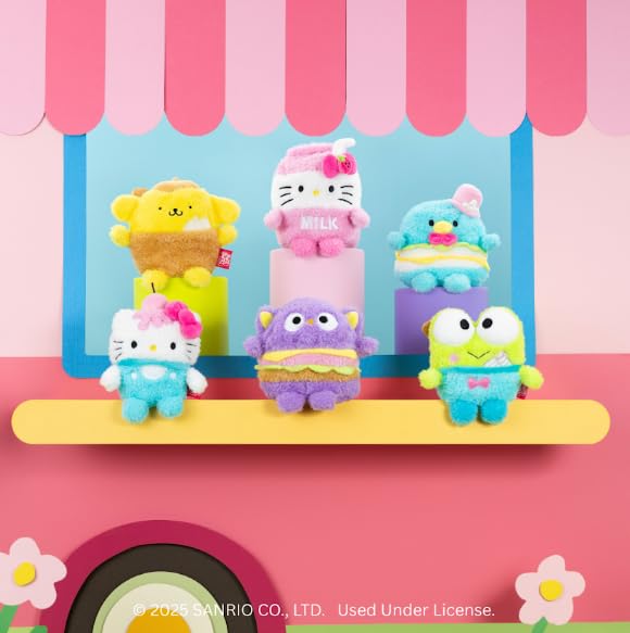 BumBumz 4.5-Inch Hello Kitty and Friends FoodTruckBumz Plush 4-Pack – Amazon Exclusive Collectible Set