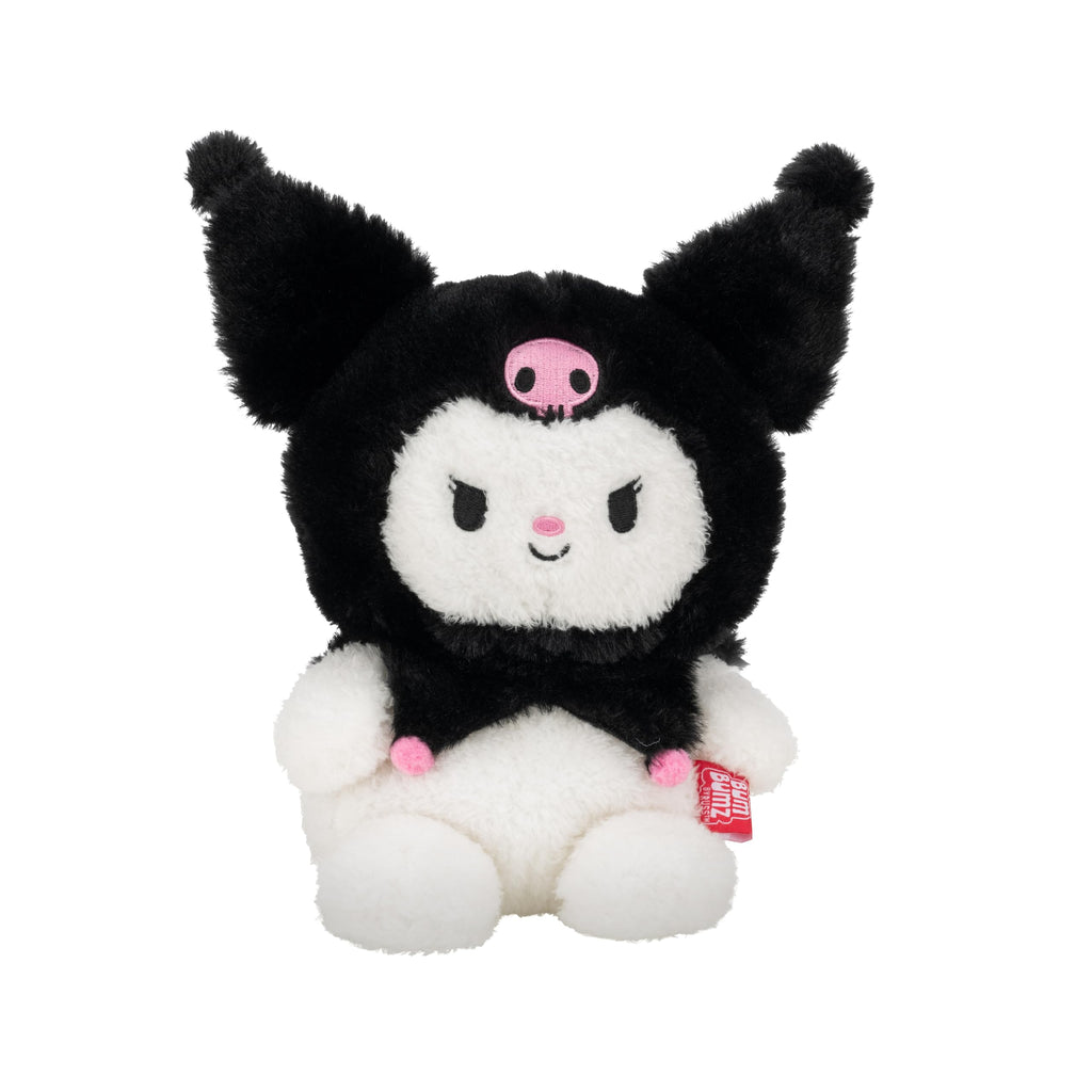 BumBumz 7.5-Inch Classic Kuromi Plush - Sanrio Collectible Beanbag Toy by Jazwares