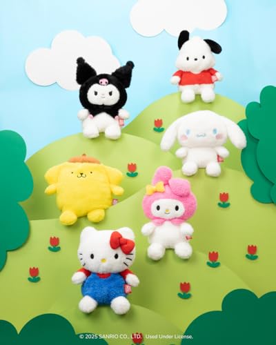 BumBumz 7.5-Inch Classic Kuromi Plush - Sanrio Collectible Beanbag Toy by Jazwares