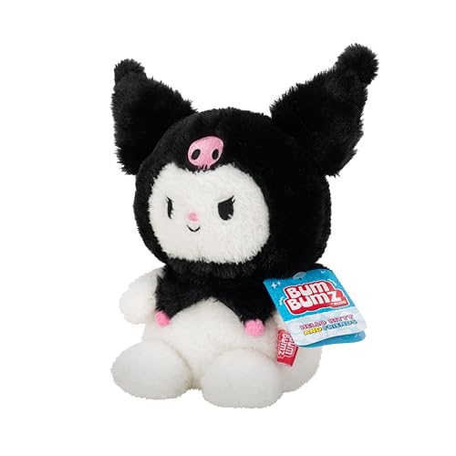 BumBumz 7.5-Inch Classic Kuromi Plush - Sanrio Collectible Beanbag Toy by Jazwares