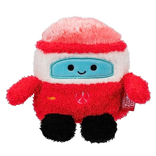 BumBumz GroovyBumz 5-Pack – 4.5-Inch Collectible Plush Toys (Disco Ball Demi, Groovy Flower Faye, Van Vance, Guitar Giovanni, Peace Sign Fingers Petra)