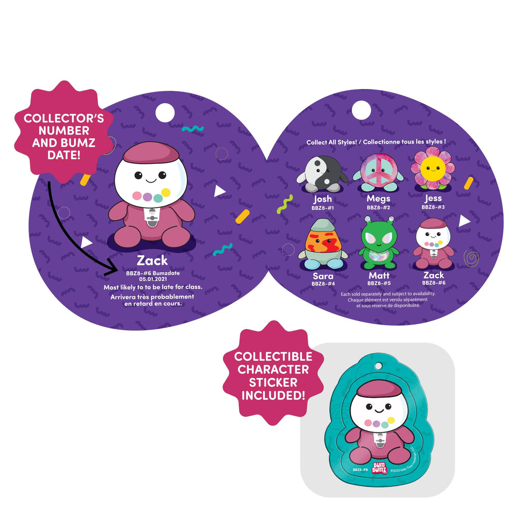 BumBumz GroovyBumz 5-Pack – 4.5-Inch Collectible Plush Toys (Disco Ball Demi, Groovy Flower Faye, Van Vance, Guitar Giovanni, Peace Sign Fingers Petra)