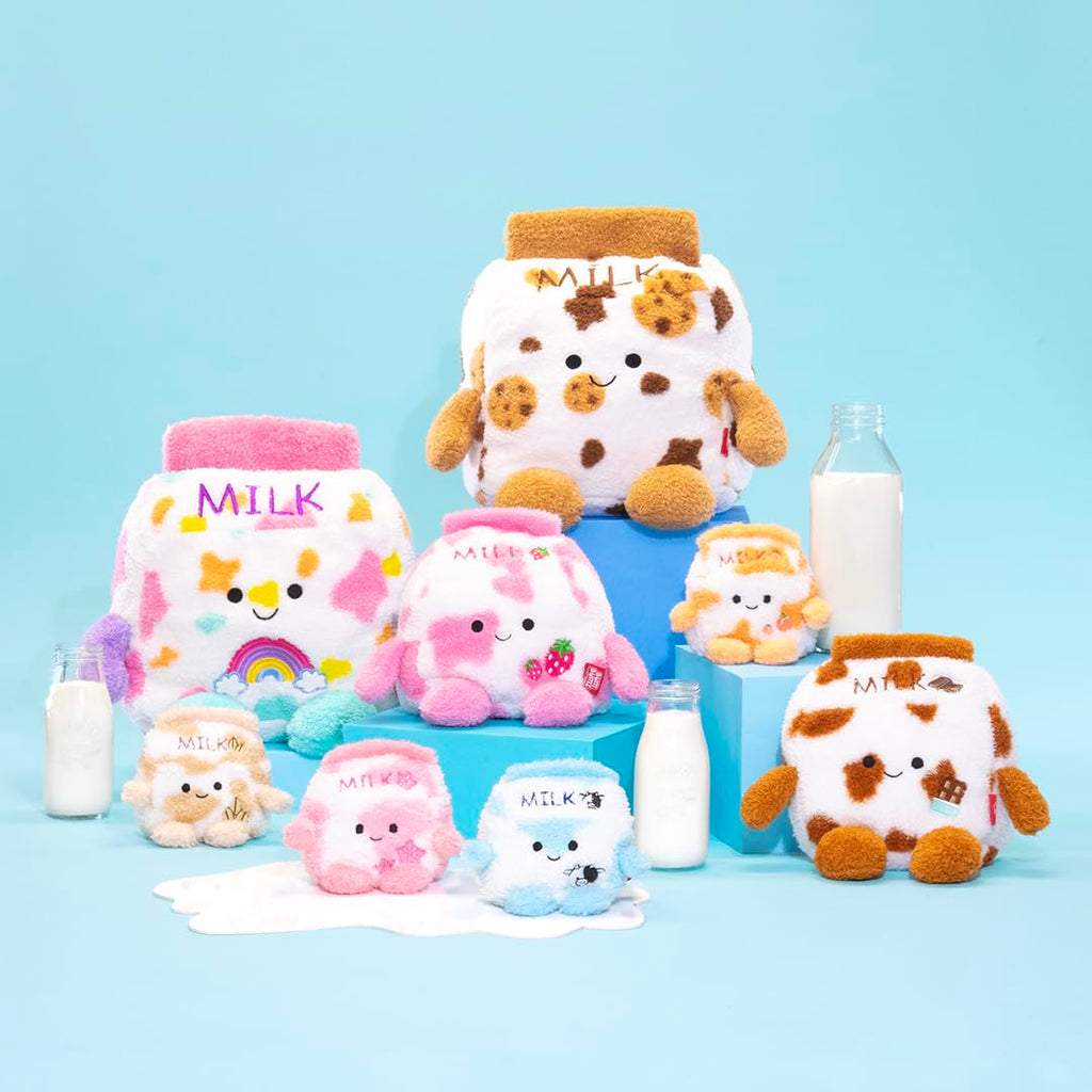 BumBumz MooBumz 5-Pack Plush Toys - 4.5 Inch Collectible Beanbag Plushies - Palmer, Charlotte, Oakley, Maximus, Sylvia
