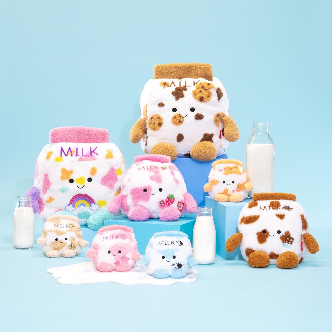 BumBumz MooBumz 5-Pack Plush Toys - 4.5 Inch Collectible Beanbag Plushies - Palmer, Charlotte, Oakley, Maximus, Sylvia