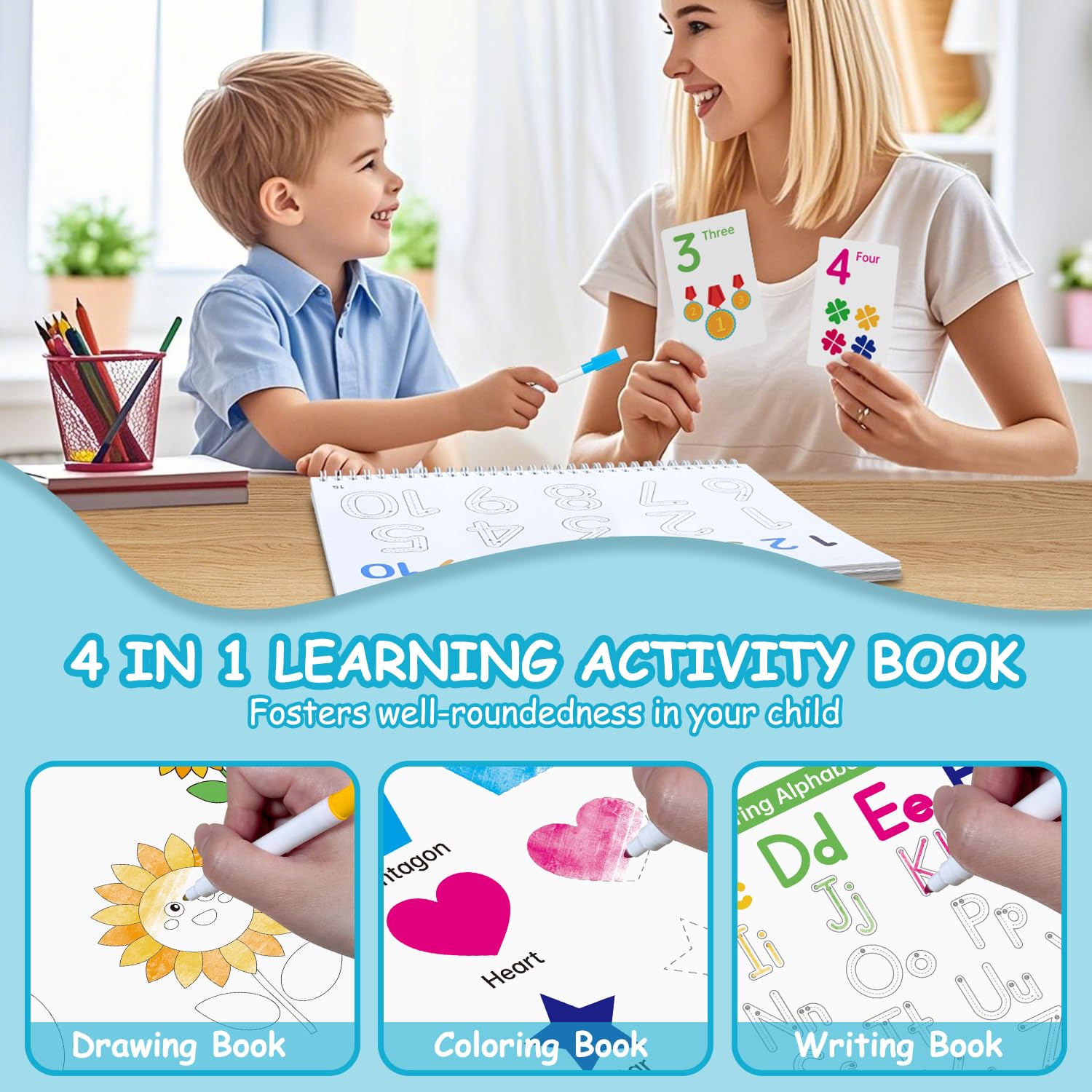 Busy Book for Toddlers: 36 Themes Preschool Learning Activities, Travel Toys for Kids Ages 3+