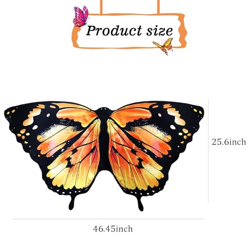 Butterfly Wings Costume Set for Girls – Fairy Dress-Up with Mask & Headband
