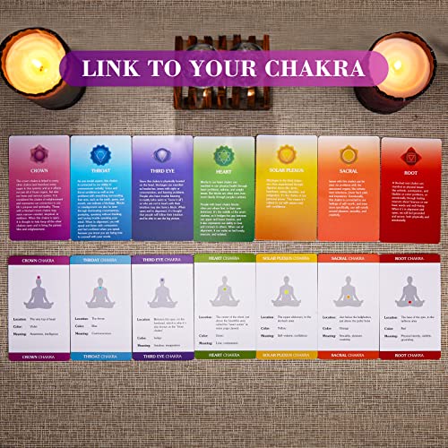 BWTY Tarot Deck for Beginners: 78 Cards with Keywords, Astrology, Chakra Cards, and Full Guidebook