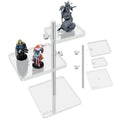 Byhoo DND Flying Miniatures Combat Risers – Adjustable Acrylic Flight Stands for Epic Battles