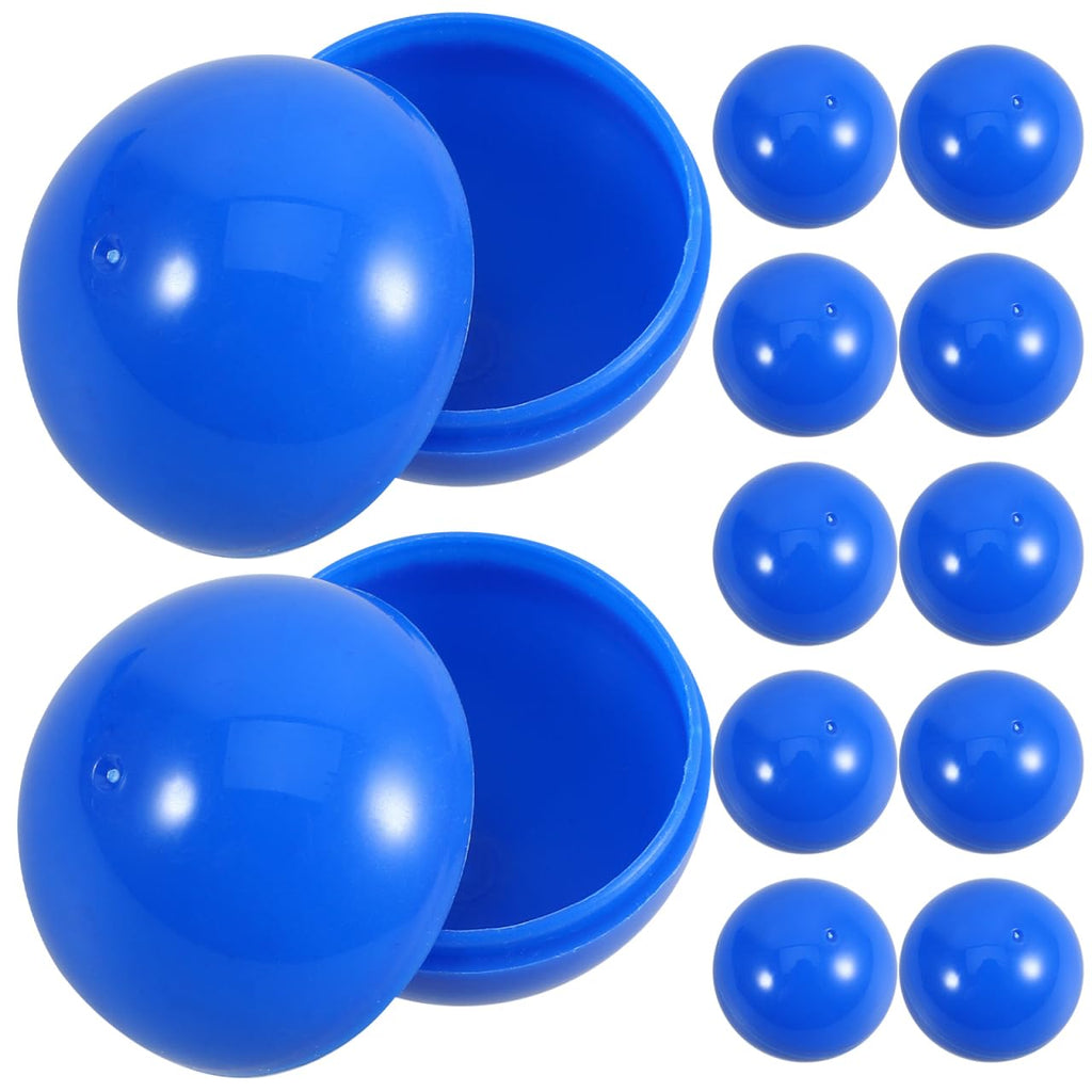 Cabilock 50-Piece Blue Plastic Bingo Balls - 3cm Openable Raffle Balls for Parties, Bingo, and Games