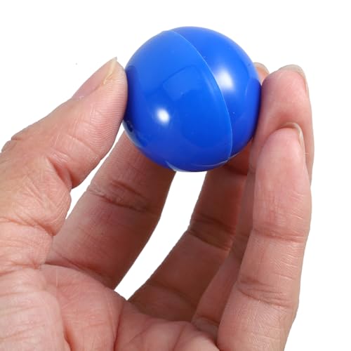 Cabilock 50-Piece Blue Plastic Bingo Balls - 3cm Openable Raffle Balls for Parties, Bingo, and Games