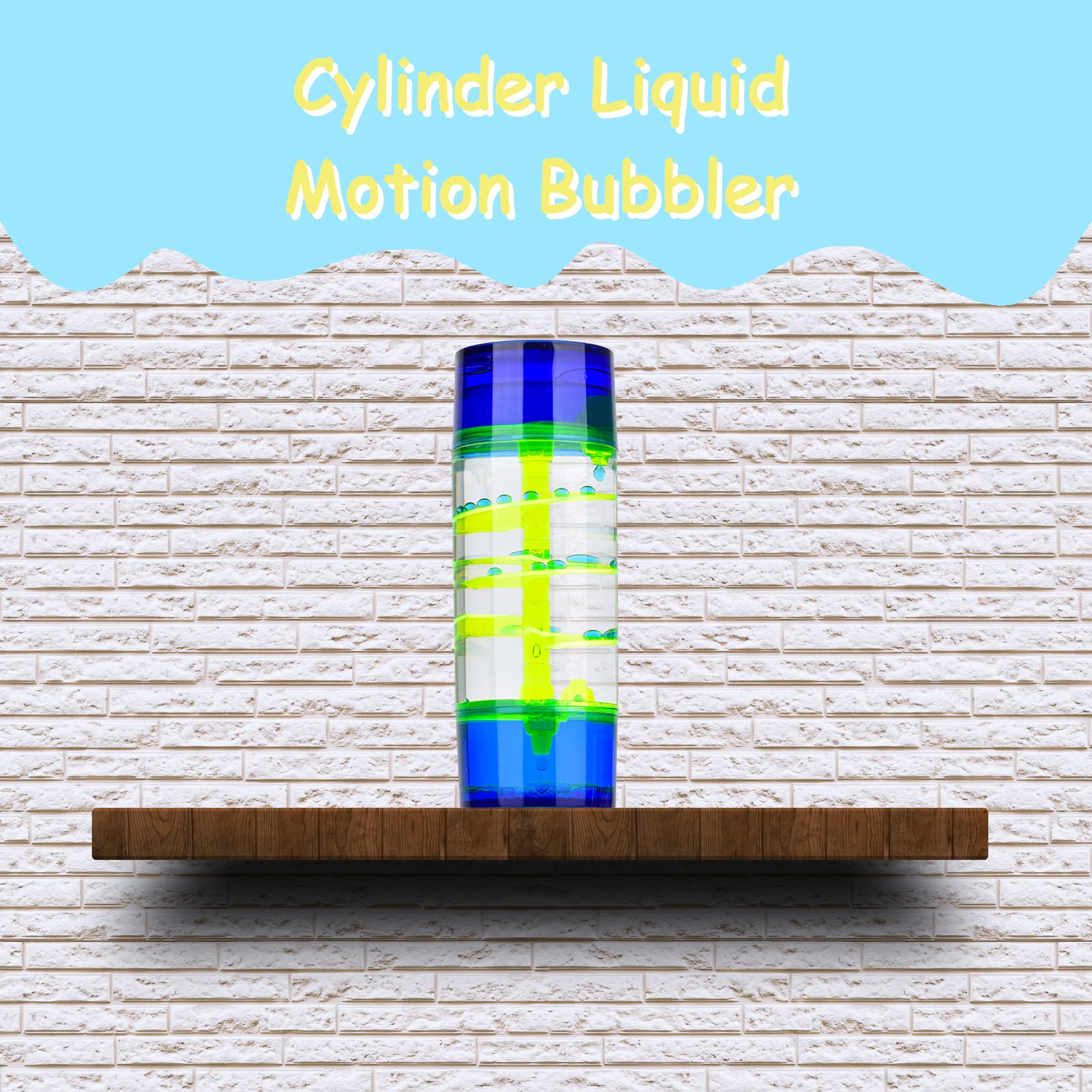 CAILINK Liquid Motion Bubbler – Cylinder Timer for Sensory Play and Relaxation