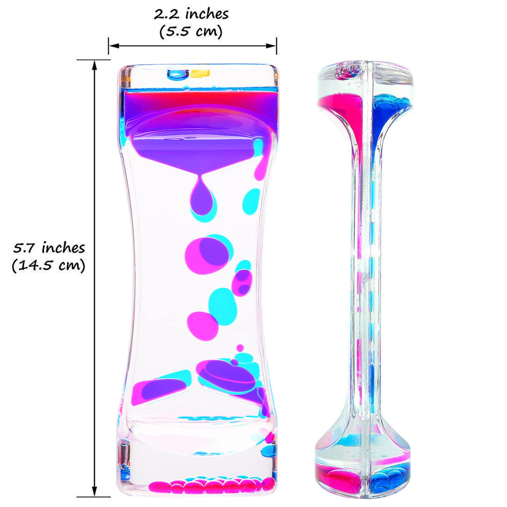 CAILINK Liquid Motion Bubbler Timer 2-Pack – Sensory Toys for Relaxation and Focus