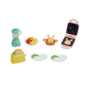 Calico Critters Breakfast Playset - Over 15 Miniature Kitchen Pieces with Working Toaster