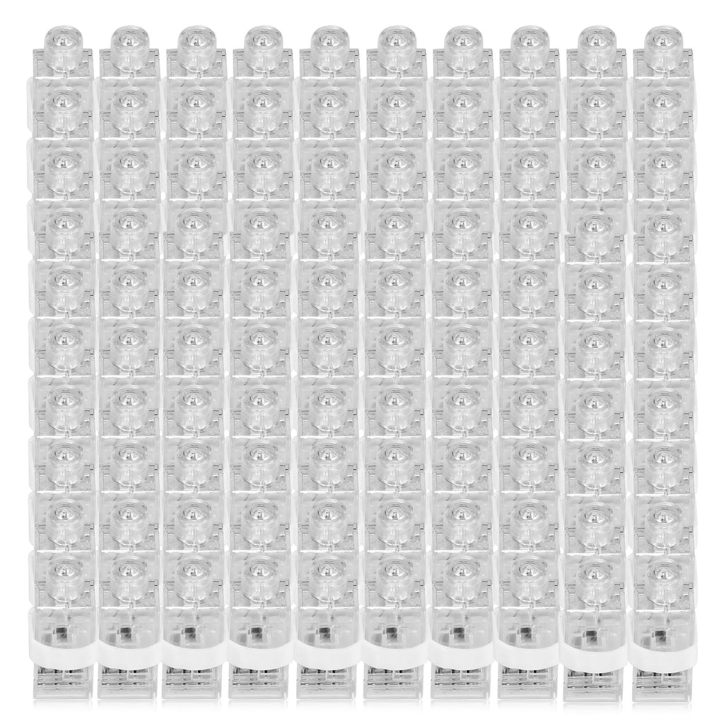 CALIFORNIA CADE 50-Pack White LED Finger Lights: Party Favors & Classroom Prizes
