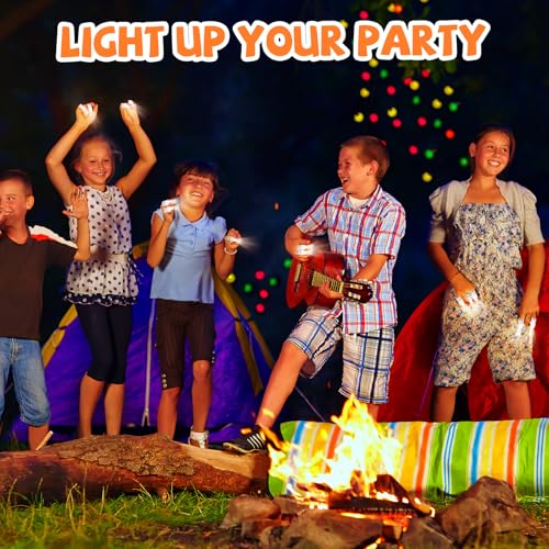 CALIFORNIA CADE 50-Pack White LED Finger Lights: Party Favors & Classroom Prizes