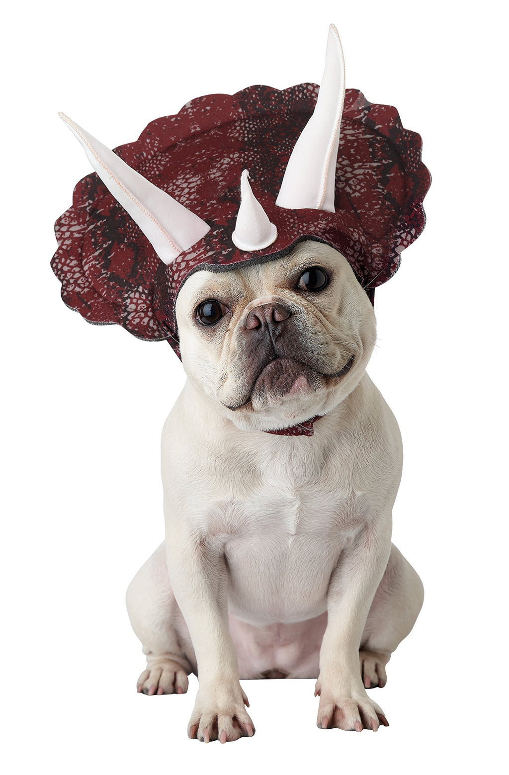 California Costumes Triceradog Dog Costume for Medium Dogs – Dinosaur Horn Headpiece