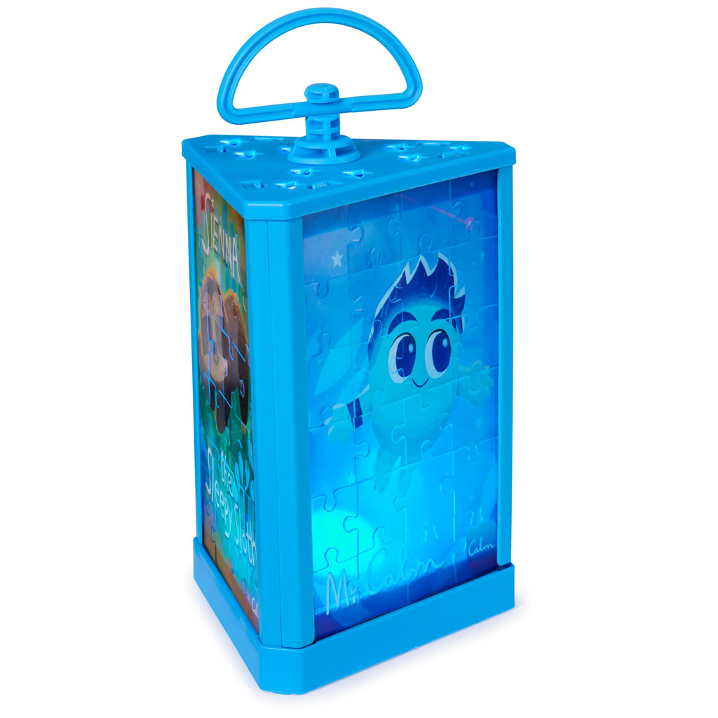 Calm App Glowing Lantern Puzzle: 3x24-Piece Jigsaw with 30-Day Subscription for Relaxation, Ages 5+