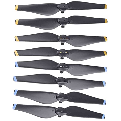 CamKix Replacement Propeller Kit for DJI Mavic Air – 2 Sets (8 Blades Each) – Black