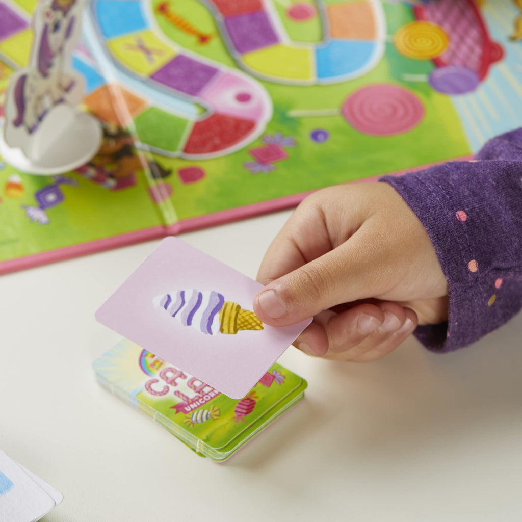 Candy Land Unicorn Edition: No-Reading Preschool Board Game for Ages 3+ (Amazon Exclusive)