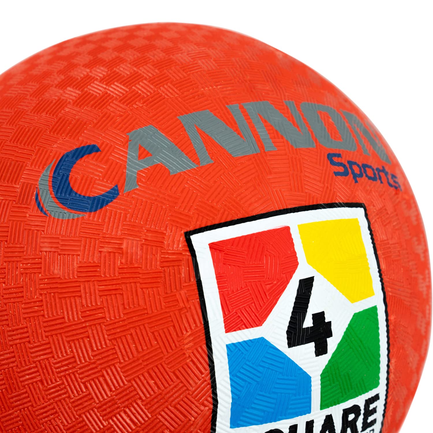 Cannon Sports 8.5-Inch Red Playground Ball – Nylon-Wound Rubber for Kickball, Handball & Dodgeball