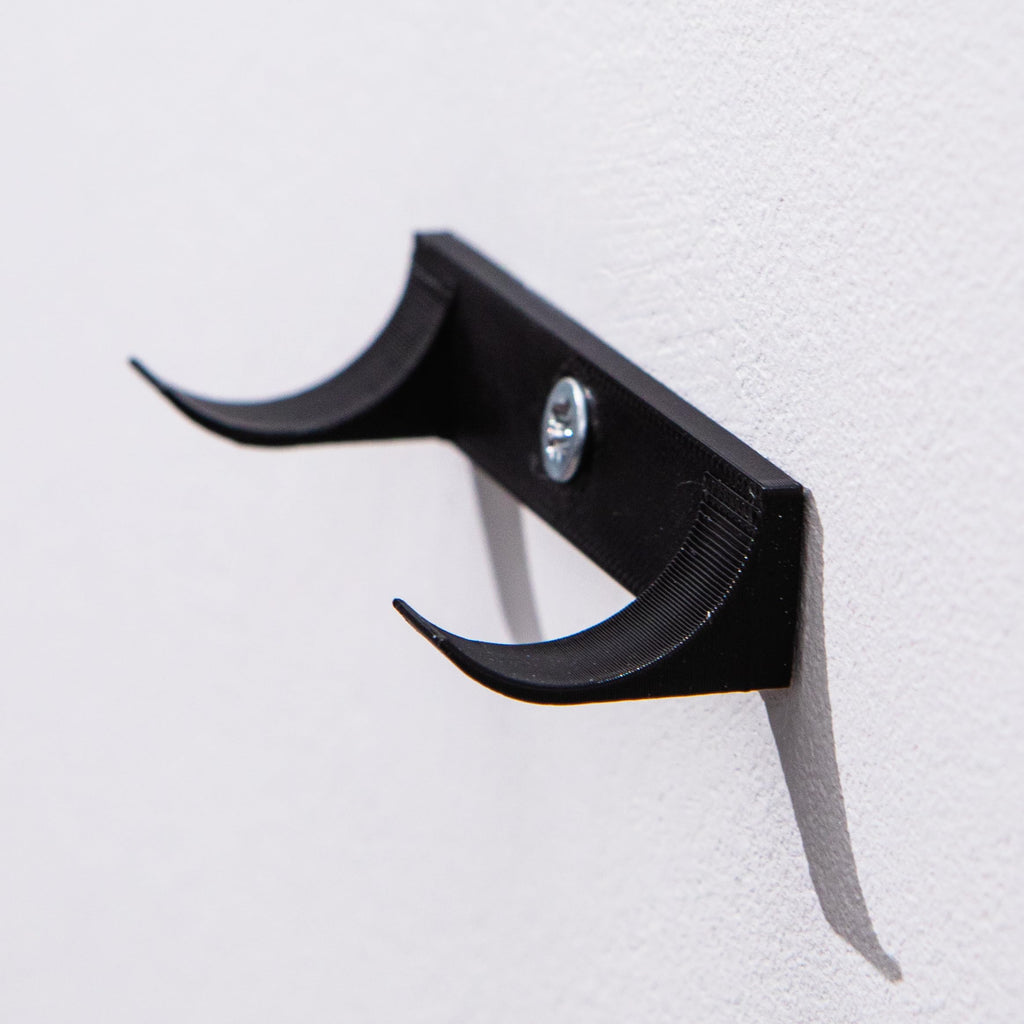 Capricorn Goods Wall Mount Hooks for Speed Champions 8-Wide Cars – 12 Pack, Black, 3D Printed UK