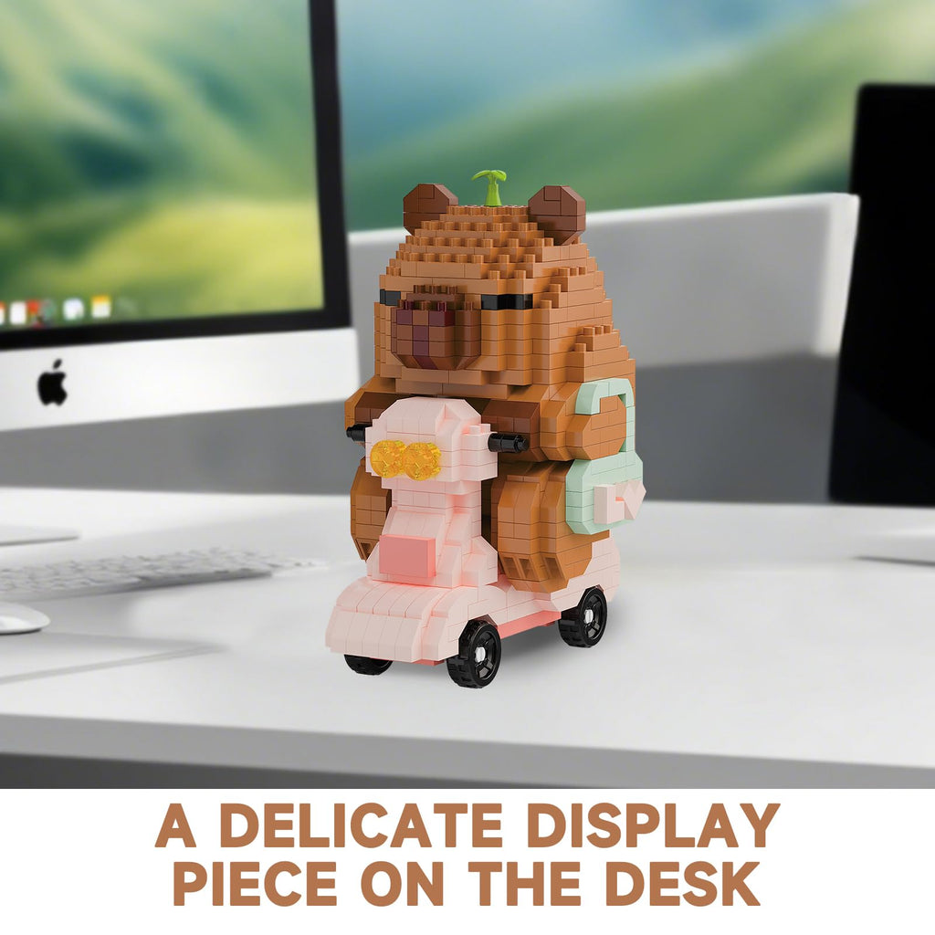 Capybara Micro Building Blocks – Capybara Riding Pig Set (M3148)