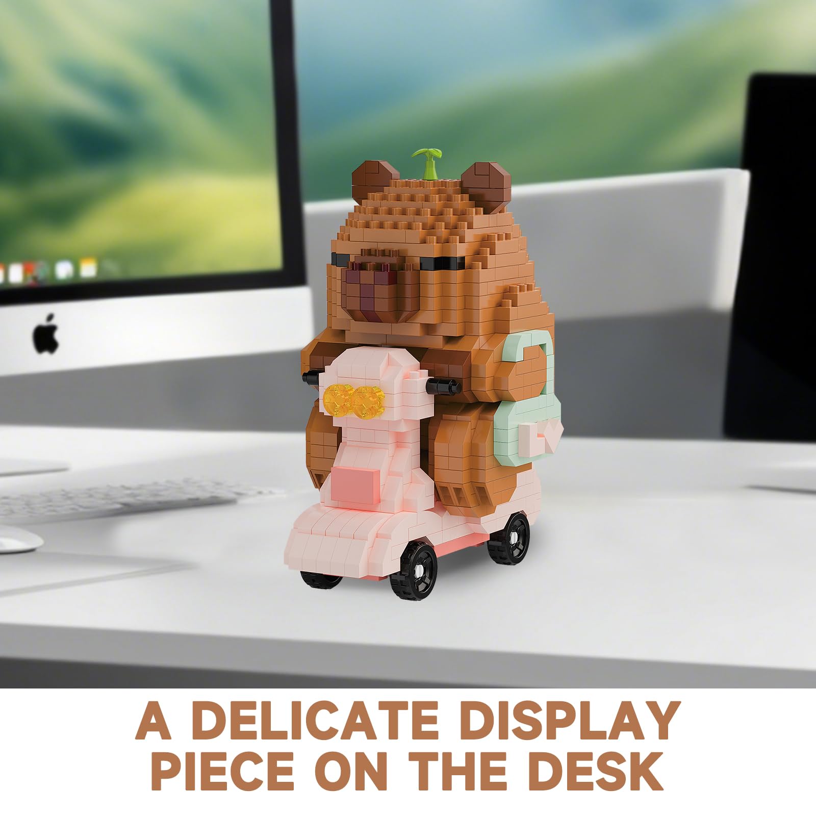 Capybara Micro Building Blocks – Capybara Riding Pig Set (M3148)