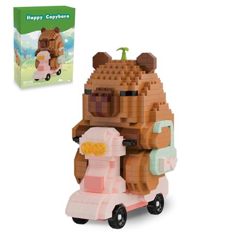 Capybara Micro Building Blocks – Capybara Riding Pig Set (M3148)