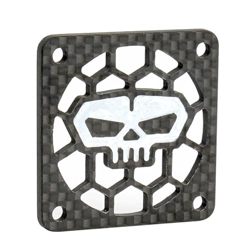 Carbon Fiber RC Fan Cover 35x35mm - MOSHNOLY Lightweight Heatsink Protector for Traxxas Arrma Losi 1/10 1/8