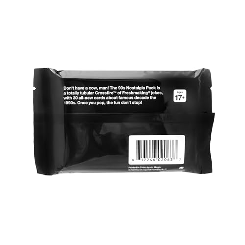 Cards Against Humanity 90s Nostalgia Expansion: 30 Cards from the 1990s