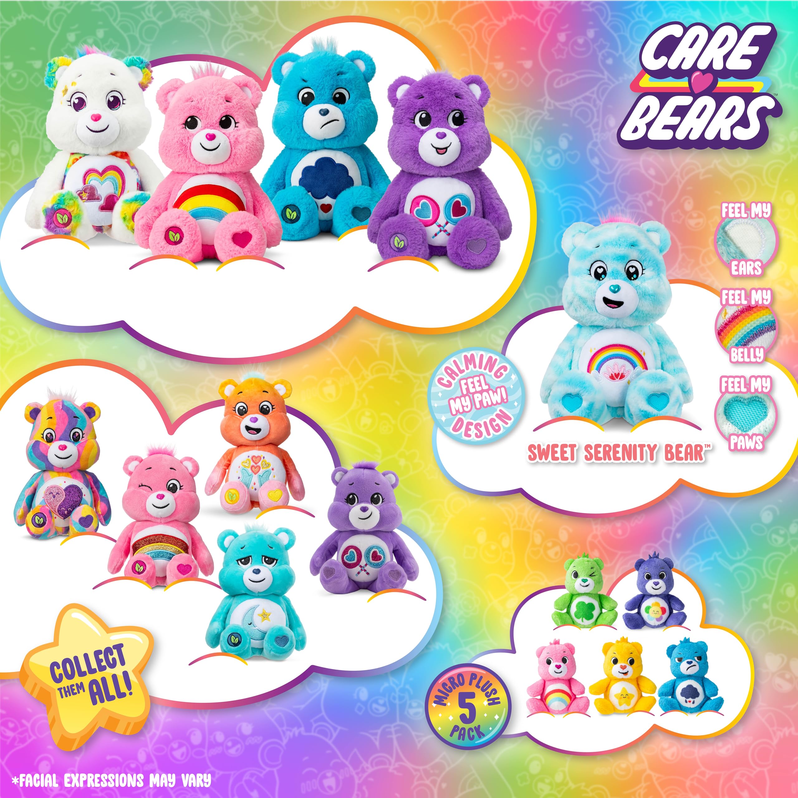 Care Bears Rock-a-Lot Funshine Bear 14" Plush - Amazon Exclusive
