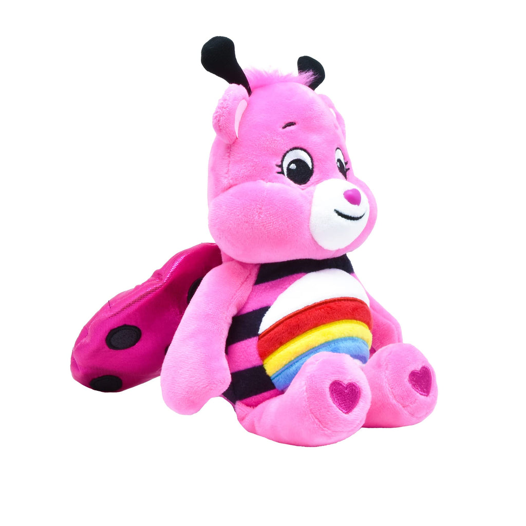 Care Bears Spring Cheer Bear Ladybug Plush - 9 Inch Soft Toy for Ages 4+