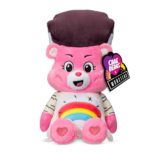 Care Bears Universal Monsters Cheer Bear as Bride of Frankenstein 9" Plush - Soft & Collectible