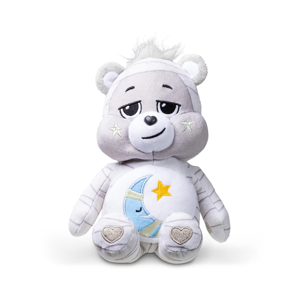 Care Bears Universal Monsters Fun Size Plush - Bedtime Bear as The Mummy (Black & White, 9 Inch)
