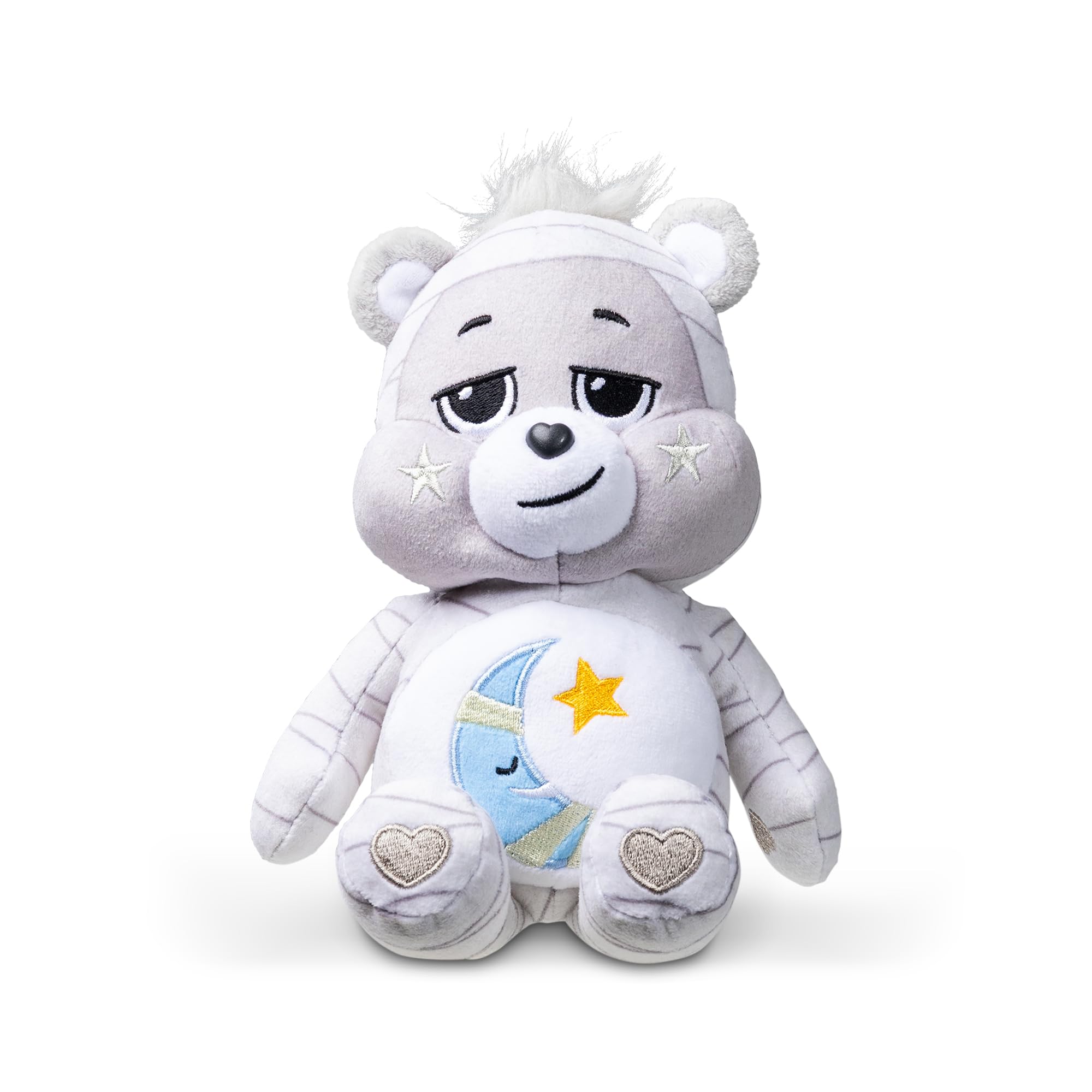 Care Bears Universal Monsters Fun Size Plush - Bedtime Bear as The Mummy (Black & White, 9 Inch)