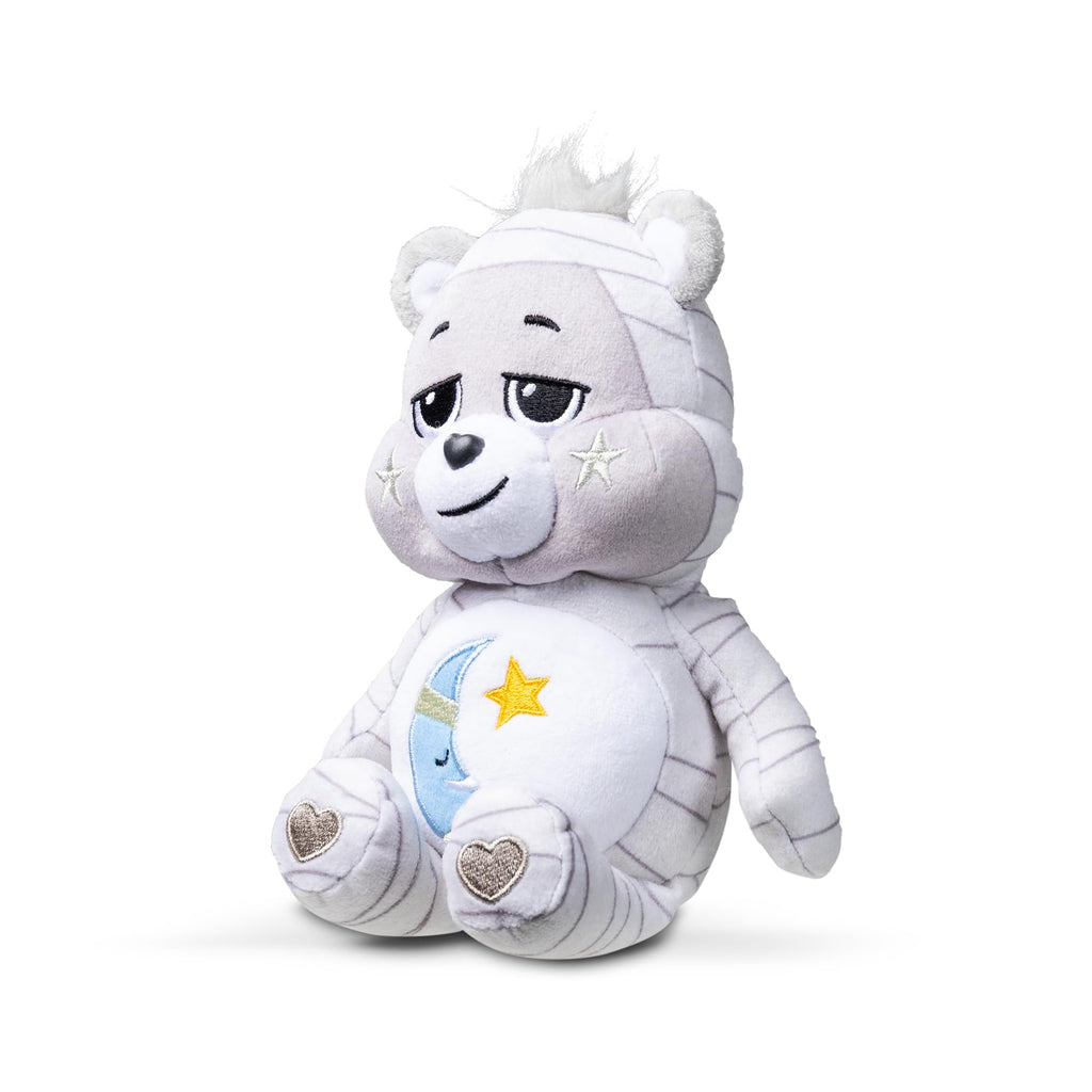 Care Bears Universal Monsters Fun Size Plush - Bedtime Bear as The Mummy (Black & White, 9 Inch)
