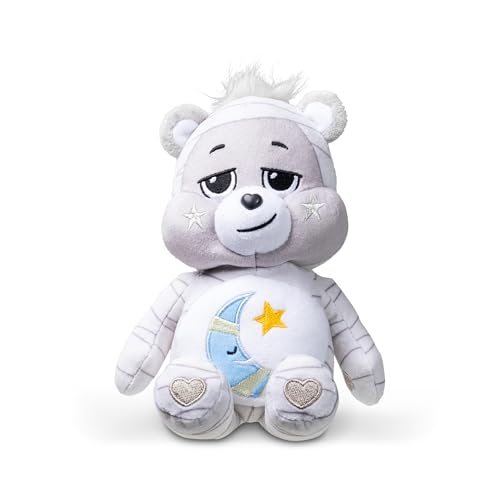 Care Bears Universal Monsters Fun Size Plush - Bedtime Bear as The Mummy (Black & White, 9 Inch)
