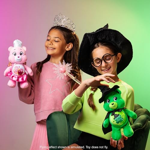 Care Bears x Wicked Fun Size Plush – Good Luck Bear as Elphaba, 9-Inch Collectible