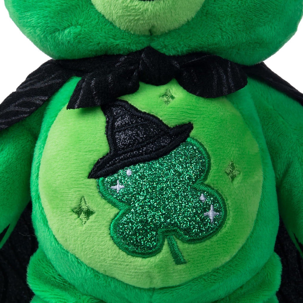 Care Bears x Wicked Fun Size Plush – Good Luck Bear as Elphaba, 9-Inch Collectible