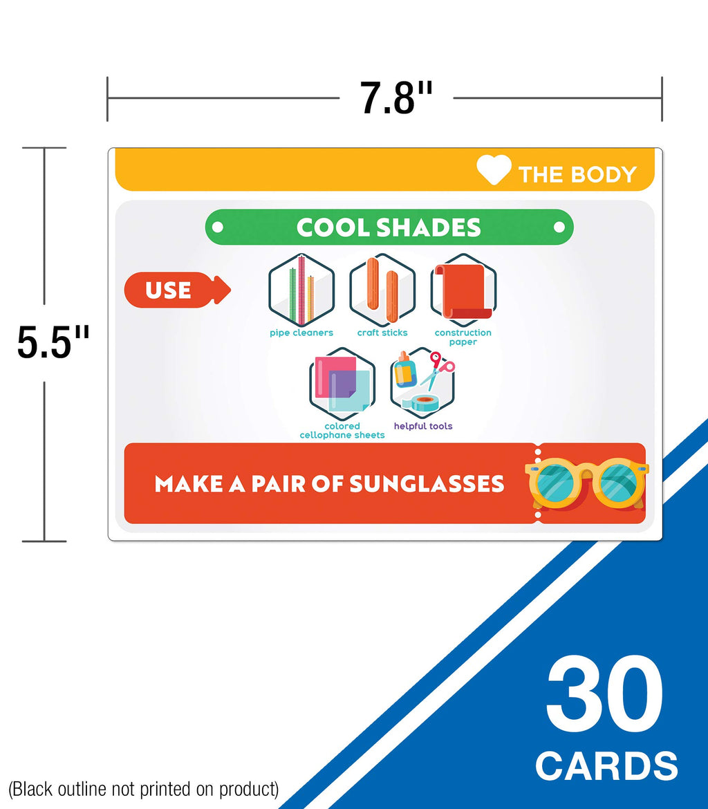 Carson Dellosa STEM Challenges Jr. Learning Cards – 30 Science Activities for Kids Ages 5-7