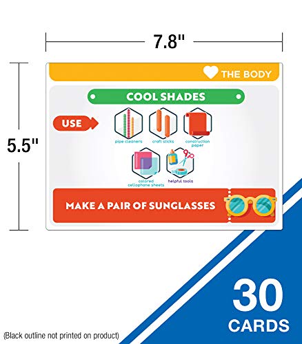 Carson Dellosa STEM Challenges Jr. Learning Cards – 30 Science Activities for Kids Ages 5-7