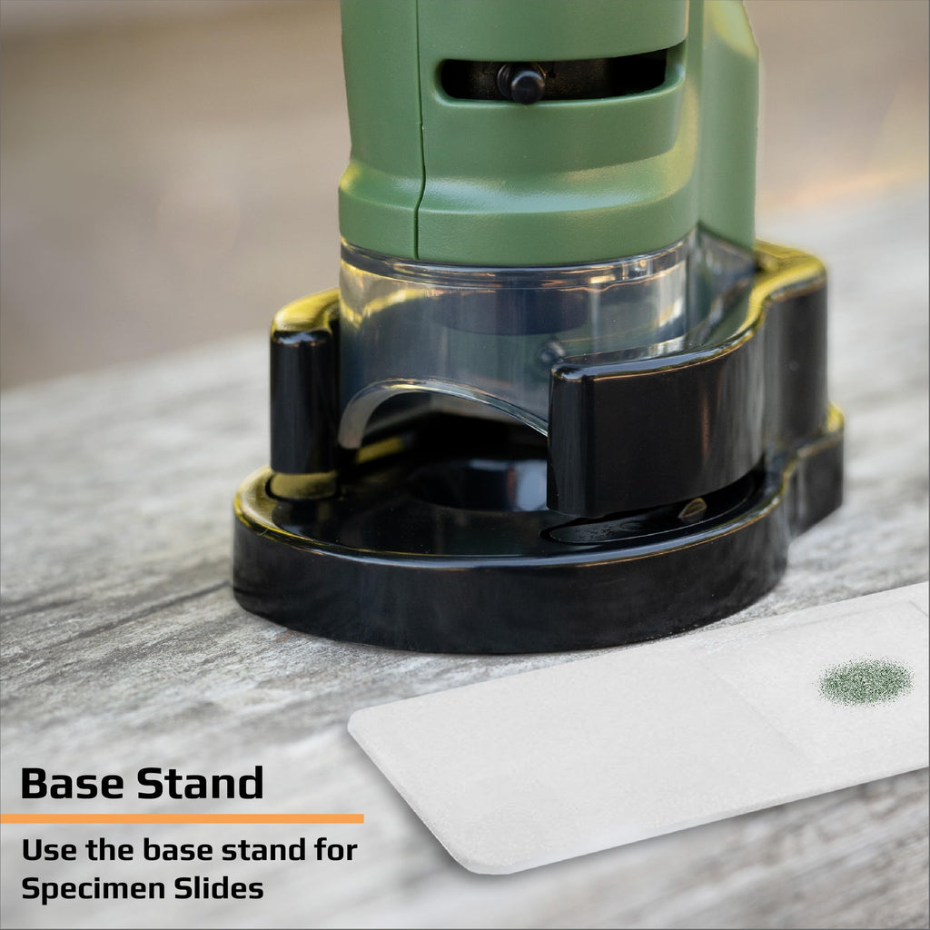 Carson MicroBrite MM-24 20x-40x Zoom LED Pocket Microscope with Slides & Stand