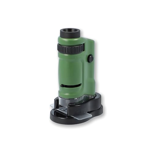 Carson MicroBrite MM-24 20x-40x Zoom LED Pocket Microscope with Slides & Stand